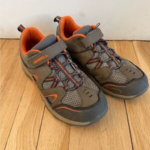 Merrell Kids Gray and Orange Active Trail Sneakers